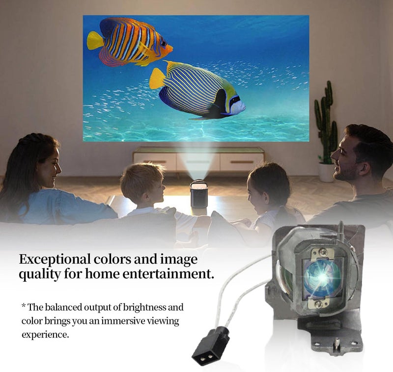 SORNEICDR مصباح بديل لبروجكتور BL-FU200E / SP.7EH01GC01 متوافق مع بروجكتورات OPTOMA DH334 HD27H HD27HDR HD27LV-4K HD29H، مع هيكل - Image 5